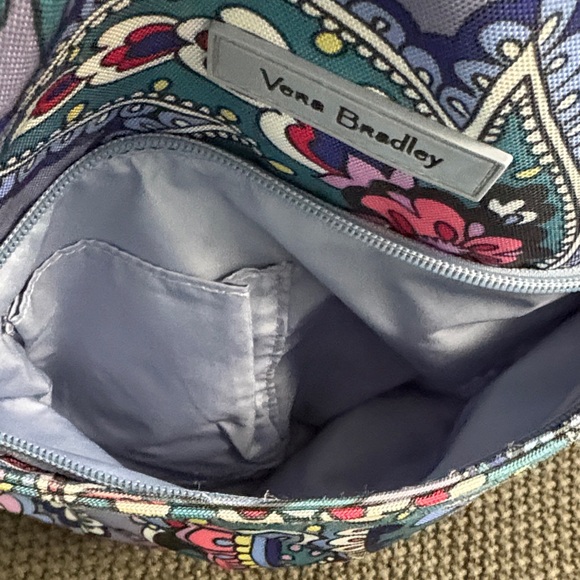 Vera Bradley Women's Lighten Up Backpack Blue Purple Pink Paisley Travel Large - Picture 10 of 13